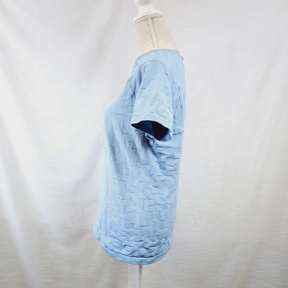 Athleta Allover Graphic Seamless Running Tee size Large - Picture 5 of 8